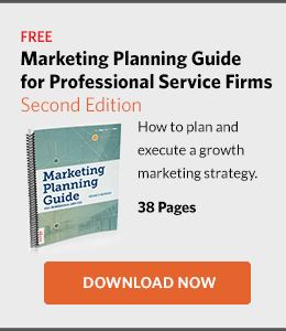 Free Marketing Planning Guide for Professional Services Firms
