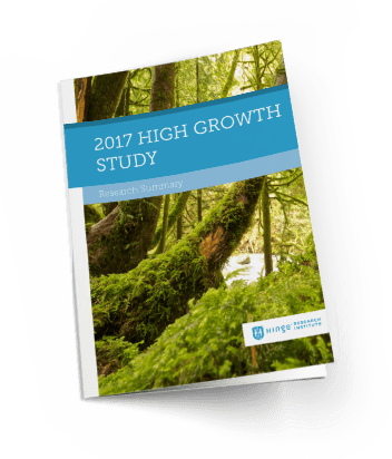 2017 High Growth Study - Research Summary - Hinge Marketing