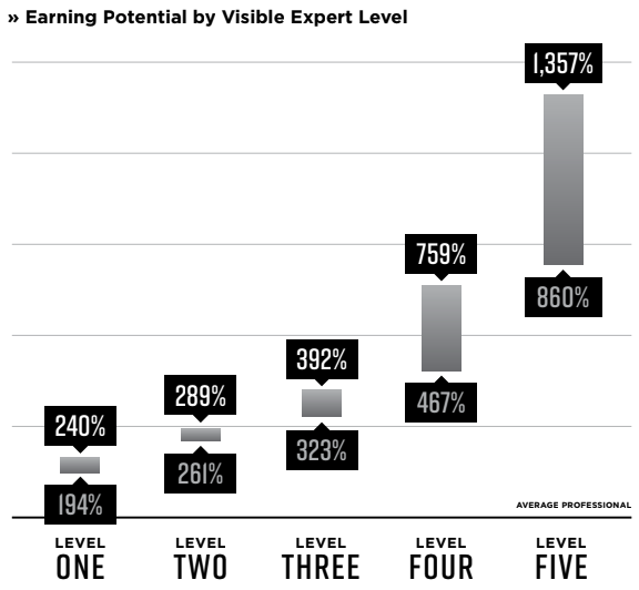Visible Experts can earn up to 13 times more than regular experts